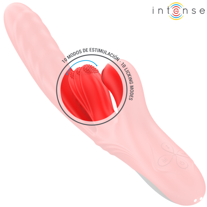 INTENSIV - KAROL MULTIFUNKTIONSVIBRATOR DRÜCKENDE & STIMULIERENDE & PULSIERENDE WELLEN ROT