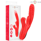 INTENSIV - KAROL MULTIFUNKTIONSVIBRATOR DRÜCKENDE & STIMULIERENDE & PULSIERENDE WELLEN ROT