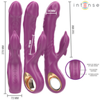 INTENSE - VIOLETTER DELFIN-MULTIFUNKTIONSVIBRATOR MIT STIMULIERENDER ZUNGE