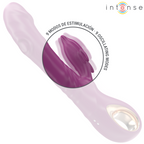 INTENSE - VIOLETTER DELFIN-MULTIFUNKTIONSVIBRATOR MIT STIMULIERENDER ZUNGE