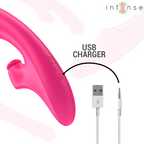 INTENSE - EMI VIBRATOR 13,5 CM MULTIFUNKTION 3-IN-1 10 VIBRATIONEN ROSA