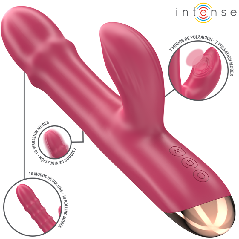 INTENSE - CHLOE VIBRATOR MULTIFUNKTION 3-IN-1 ROT