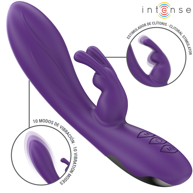 INTENSE - RANDALL VIBRATOR RABBIT 10 VIBRATIONEN VIOLETT