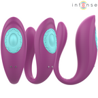 INTENSE - ANNIE VIBRATOR UND U-FÖRMIGER STIMULATOR VIOLETT FERNBEDIENUNG