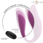 INTENSE - ANNIE VIBRATOR UND U-FÖRMIGER STIMULATOR VIOLETT FERNBEDIENUNG