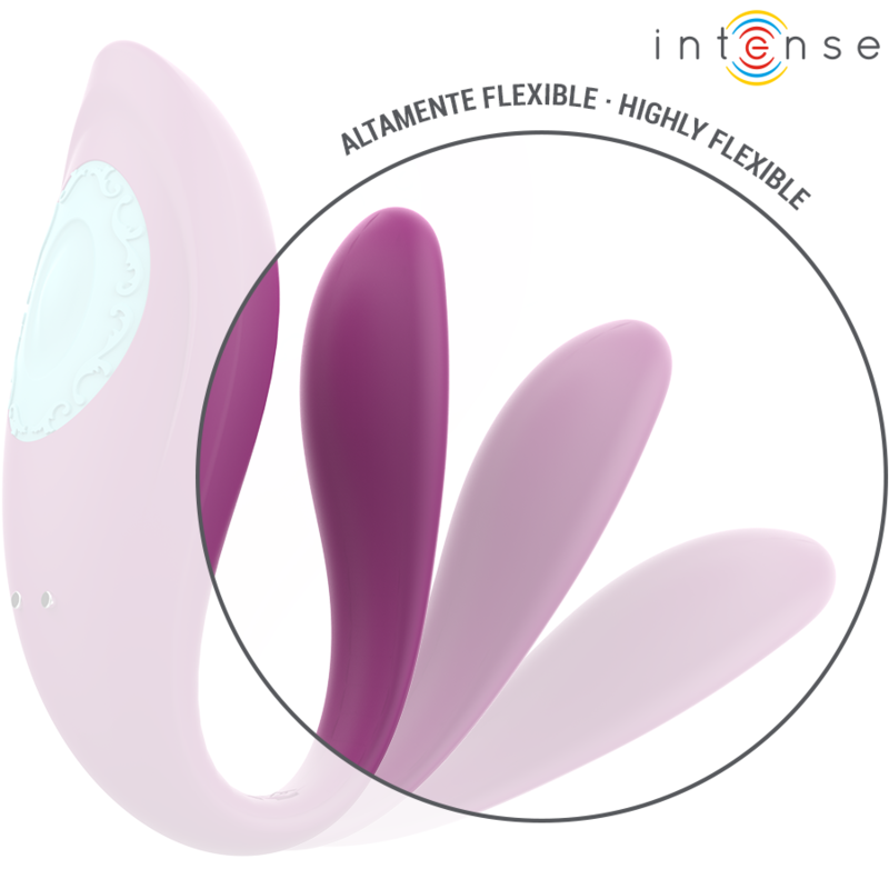 INTENSE - ANNIE VIBRATOR UND U-FÖRMIGER STIMULATOR VIOLETT FERNBEDIENUNG