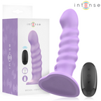 INTENSE - BRENDA VIBRATEUR TAILLE M DESIGN SPIRALE 10 VIBRATIONS VIOLET TÉLÉCOMMANDE
