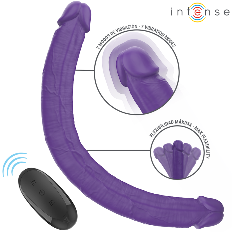 INTENSIV - GUNTER DILDO DOPPELVIBRATOR 40 CM LILA FERNBEDIENUNG