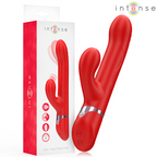 INTENSE - LELE MULTIFUNKTIONS-VIBRATOR ROTIEREND & OSZILLIEREND & STIMULIEREND ROT