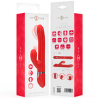 INTENSE - LELE MULTIFUNKTIONS-VIBRATOR ROTIEREND & OSZILLIEREND & STIMULIEREND ROT