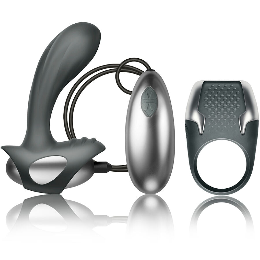 CLIMAXIMUM - EXCITE PENISRING + PROSTATAMASSAGEGERÄT MIT KABEL