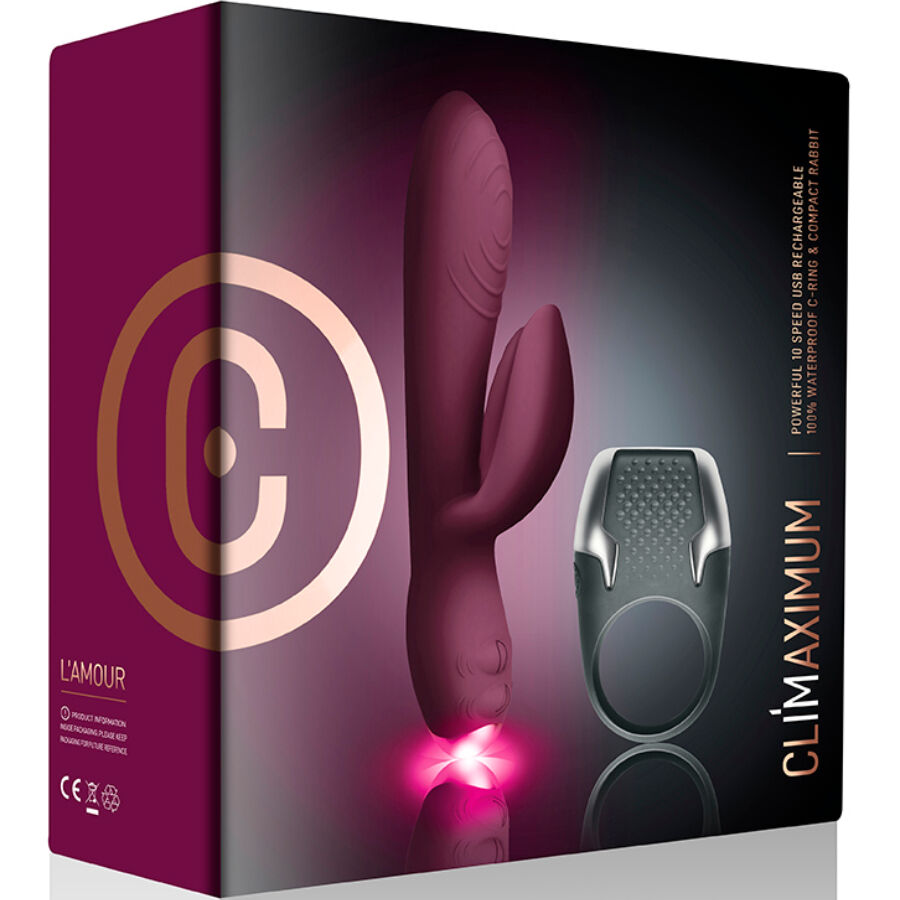 CLIMAXIMUM - LIEBES-KIT VIBRATOR HASE + LED-PENISRING