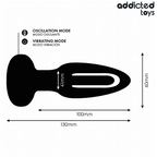 ADDICTED TOYS - PLUG ANAL AVEC LANGUE VIBRANTE ET TÉLÉCOMMANDE