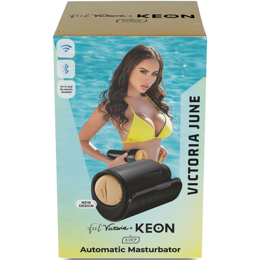 KIIROO - KEON WIFI COMBO VICTORIA JUNE AUTOMATISCHER MASTRUBATOR + FEEL STROKER