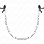 KINK - PINCES À TAMELON CHAÎNE PLATE ARGENT 34 CM