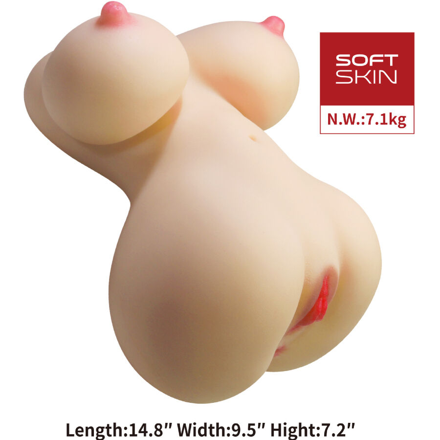CRAZY BULL – FIONA REALISTISCHER WEIBLICHER TORSO VAGINA UND ANAL 7,1 KG