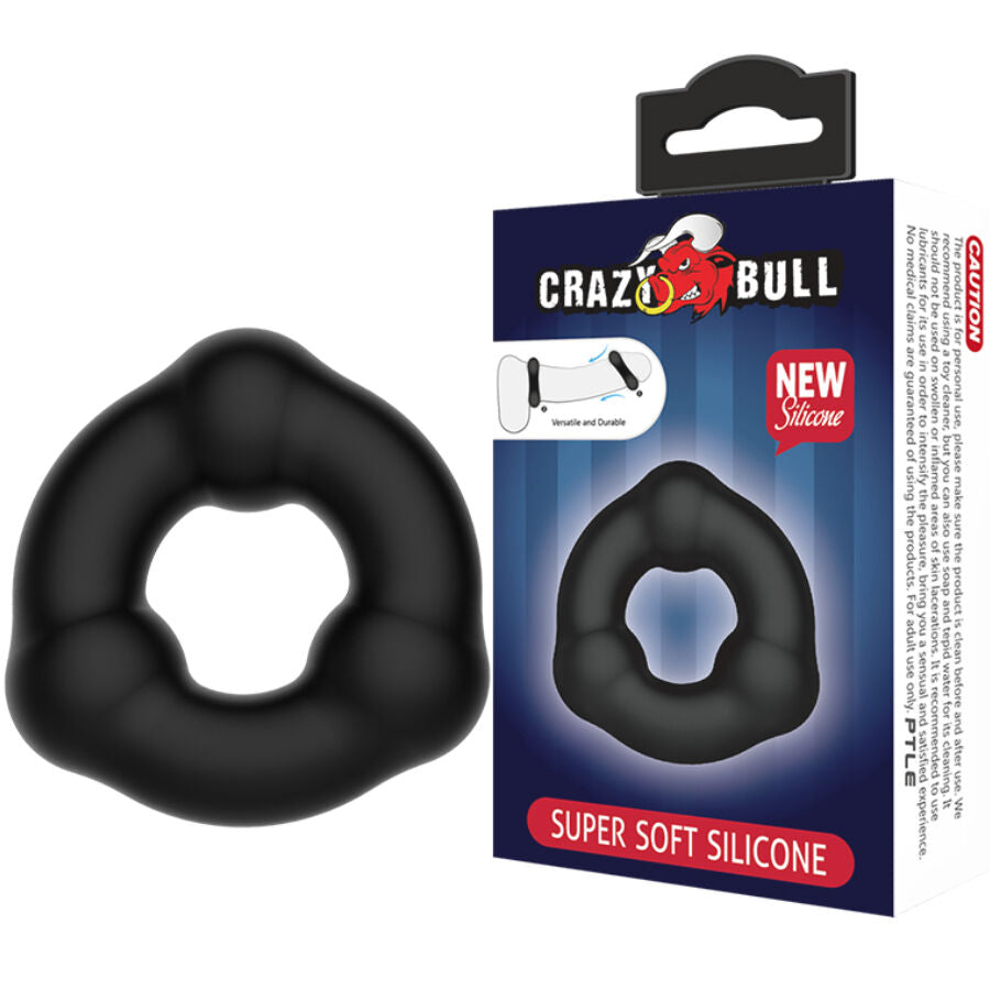 CRAZY BULL - ULTRAWEICHER SILIKONRING MIT NOppen