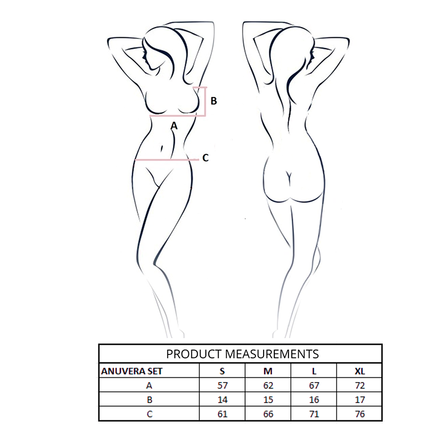 PASSION - ENSEMBLE SOUTIEN-GORGE + STRING ANUVERA BLANC S/M