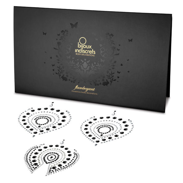 SCHMUCK - INDISCRETS SCHWARZ & SILBER FLAMBOYANT