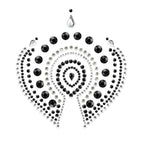 SCHMUCK - INDISCRETS SCHWARZ & SILBER FLAMBOYANT