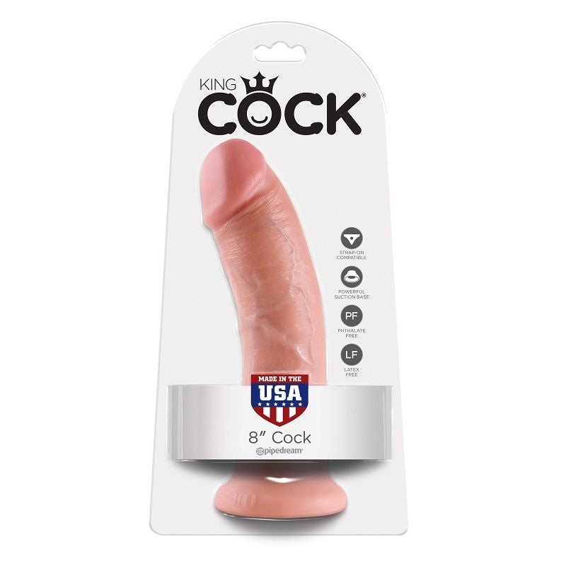 KING COCK - 8 FLEISCH PENIS 20,3 CM
