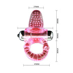 BAILE - VIBRATIONS-PENISRING ROSA SWEET ABS 10 RHYTMEN
