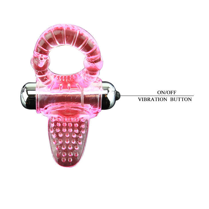 BAILE - VIBRATIONS-PENISRING ROSA SWEET ABS 10 RHYTMEN