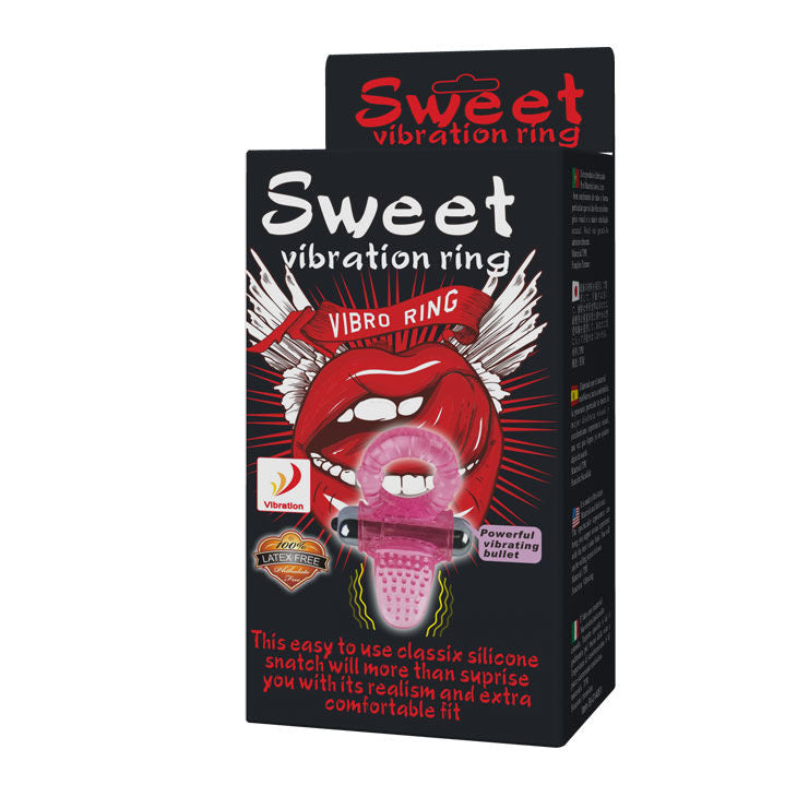 BAILE - VIBRATIONS-PENISRING ROSA SWEET ABS 10 RHYTMEN