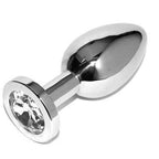 METALL HART - ANALPLUG DIAMANT TRANSPARENT KLEIN 5,71CM