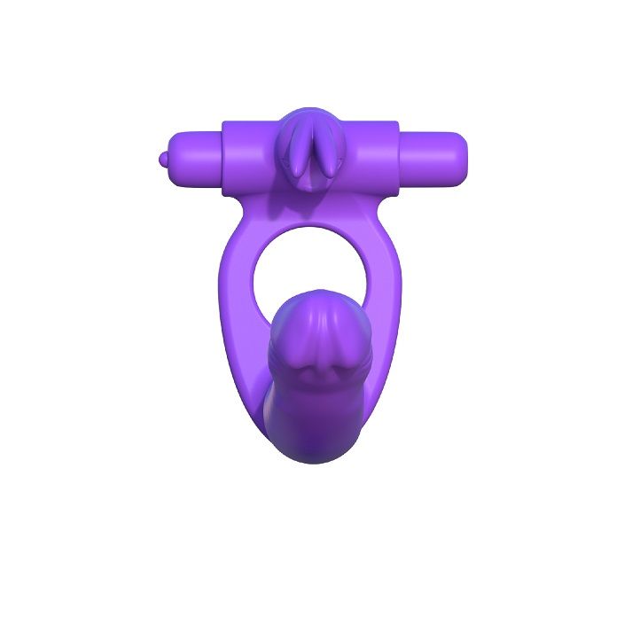 FANTASY C-RINGZ - SILIKON DOPPEL-VIBRATOR RABBIT