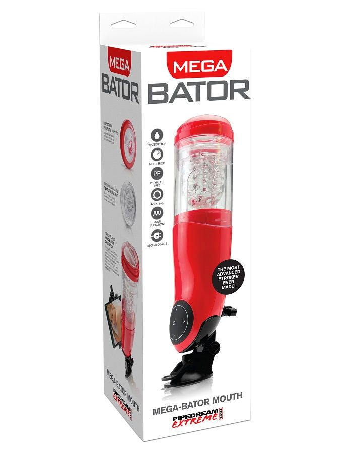 EXTREME TOYZ - PDX MEGA BATOR USB MASTURBATOR MÄNNLICH ROTER MUND