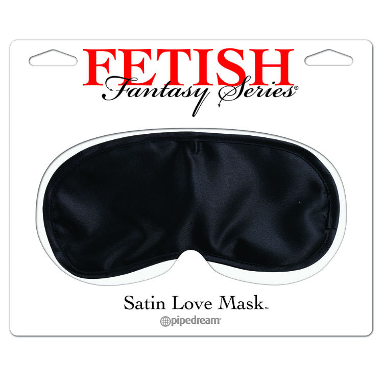 FETISH FANTASY SERIES - SCHWARZE SATIN-AUGENBINDE