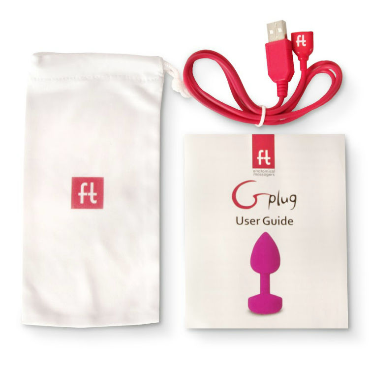 G-VIBE - FUNTOYS GPLUG ANALVIBRATOR WIEDERAUFLADBAR KLEIN NEON PINK 3CM