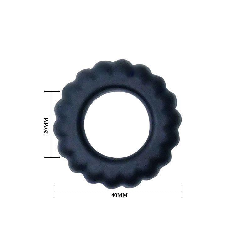 BAILE - COCKRING TITAN SCHWARZ 2 CM