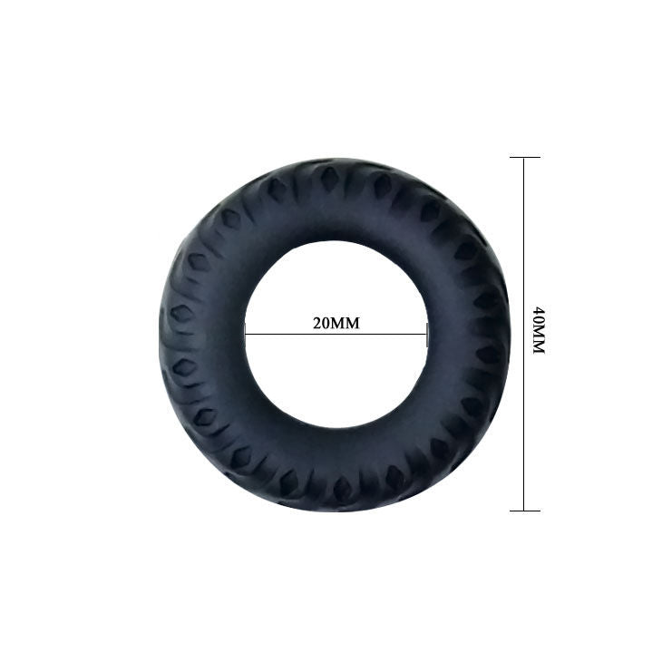 BAILE - HODENRING TITAN SCHWARZ GRÜN 2 CM