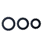 BAILE - TITAN SET 3-TLG. HODENRING SCHWARZ 2,8 + 2,4 + 1,9 CM