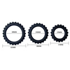 BAILE - TITAN SET 3-TLG. HODENRING SCHWARZ 2,8 + 2,4 + 1,9 CM
