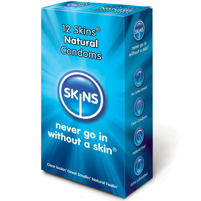 SKINS - NATÜRLICHES KONDOM PACKUNG 12