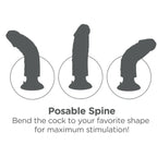 KING COCK - VIBRATOR 23 CM NATURGETREU