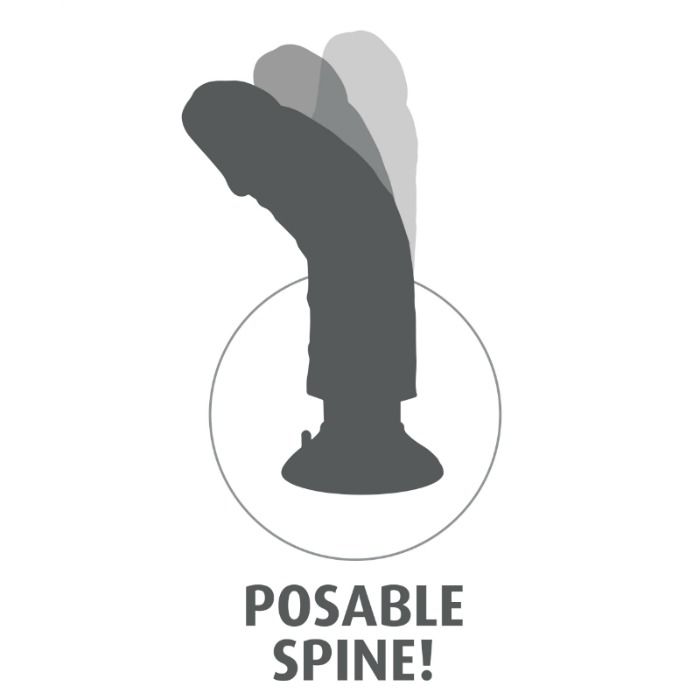 KING COCK - VIBRATOR 23 CM NATURGETREU