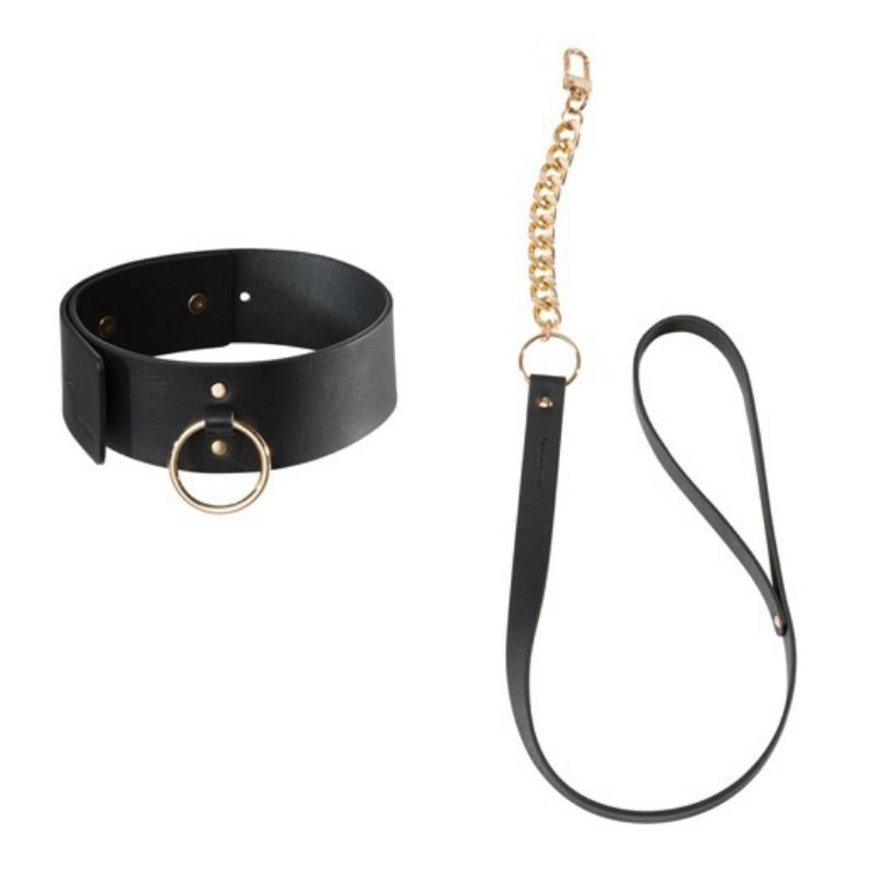 BIJOUX INDISCRETS MAZE - HALSBANDE SCHWARZ MIT ARMBAND