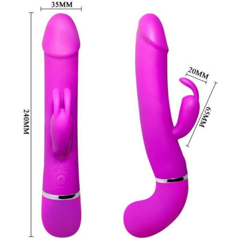 PRETTY LOVE - VIBRATOR HENRY MIT 12 VIBRATIONSMODI UND SQUIRT-FUNKTION