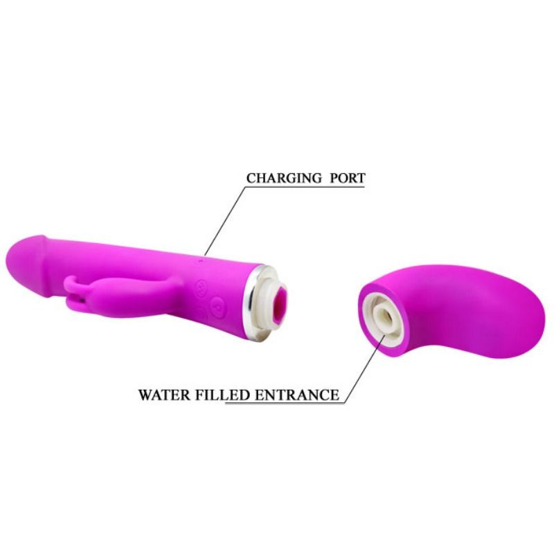 PRETTY LOVE - VIBRATOR HENRY MIT 12 VIBRATIONSMODI UND SQUIRT-FUNKTION
