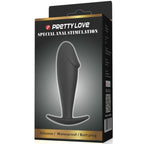 PRETTY LOVE - ANUSPLUG IN PENISFORM AUS SCHWARZEM SILIKON