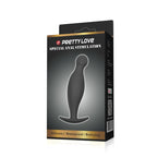 PRETTY LOVE - ANUSPLUG AUS SILIKON E 11,7 CM SCHWARZ