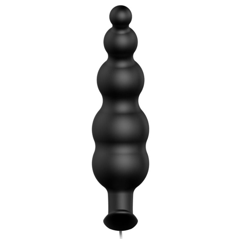 PRETTY LOVE - ANALE VIBRATOR AUS SILIKON EXTRA STIMULATION UND 12 VIBRATIONSMODI SCHWARZ