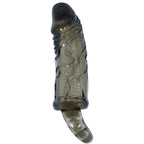 BAILE - PENISVERLÄNGERUNGSHÜLSE MIT HODENSACKRING 11.5 CM