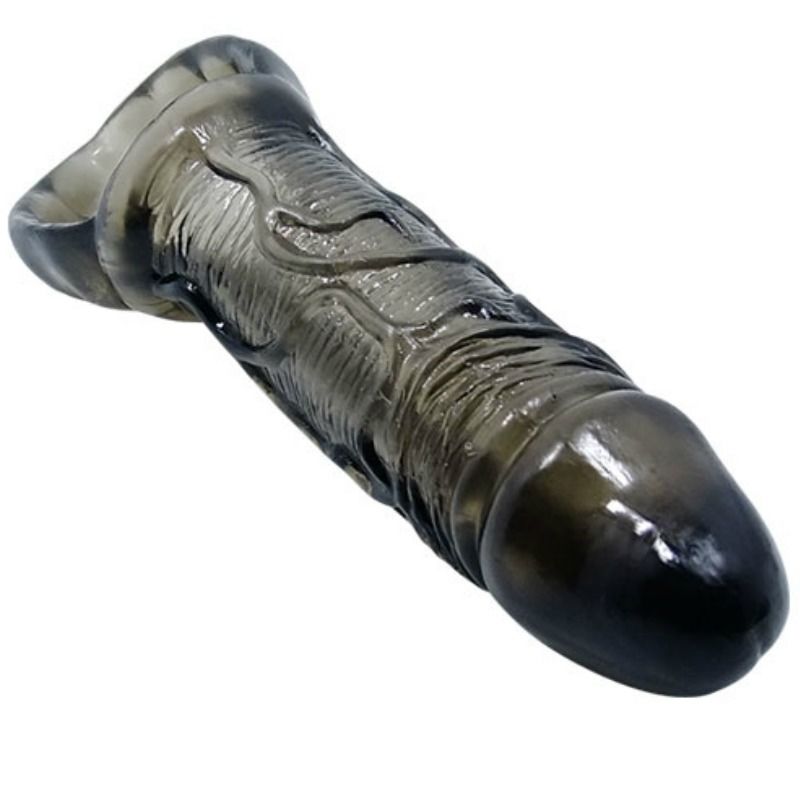 BAILE - PENISVERLÄNGERUNGSHÜLSE MIT HODENSACKRING 11.5 CM