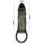 BAILE - PENISVERLÄNGERUNGSHÜLSE MIT HODENSACKRING 11.5 CM