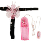 BAILE - GESCHIRR MIT MULTIGESCHWINDIGKEITS-VIBRATOR-SCHMETTERLING